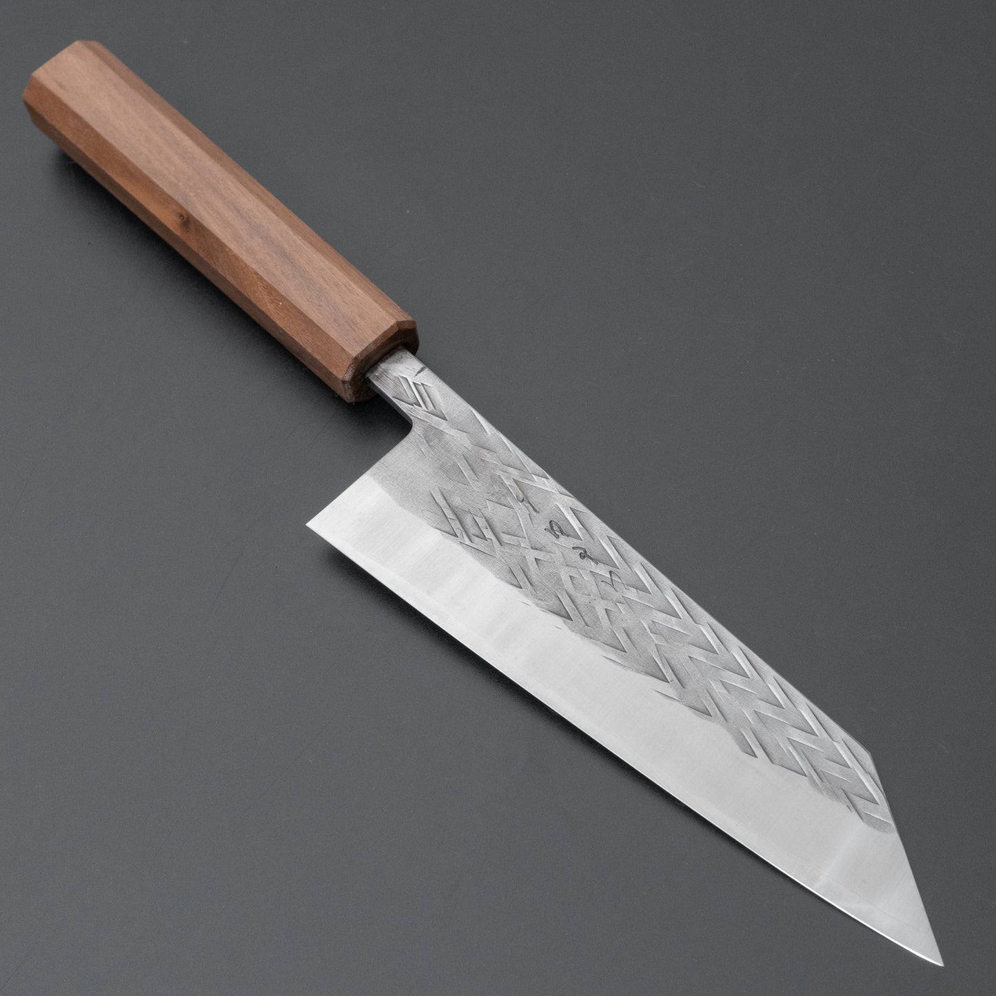 Hitohira TD SLD Tsuchime Bunka 170mm Walnut Handle (Mono) - HITOHIRA