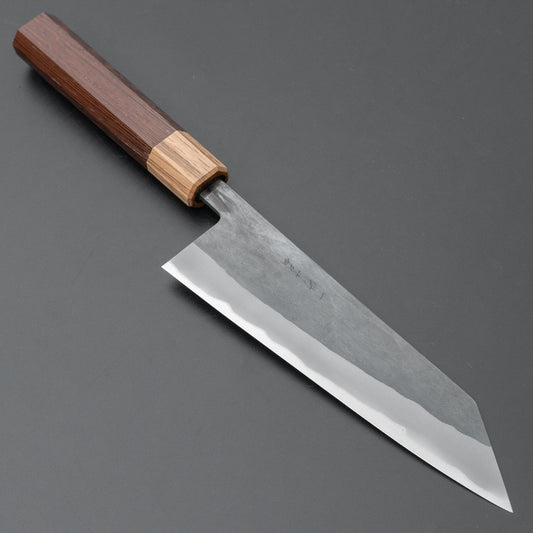 Hitohira TD Blue #2 Stainless Clad Kurouchi Bunka 170mm Wenge Handle - HITOHIRA