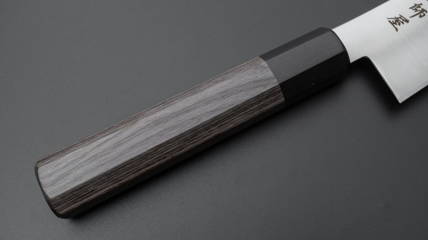 Hitohira Imojiya TH Stainless Gyuto 180mm Pakka Handle (Wa) - HITOHIRA