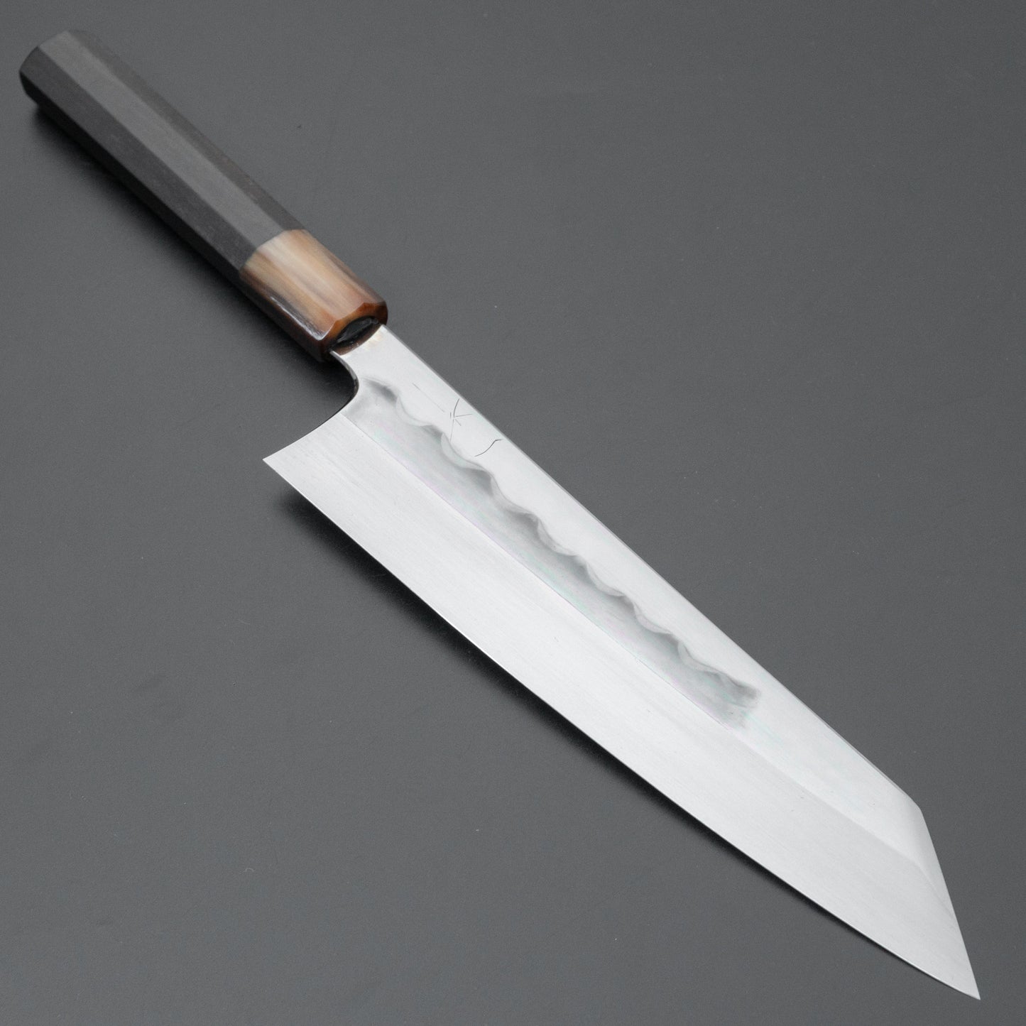 Hitohira Togashi White #1 Mizu Honyaki Kiritsuke Gyuto 240mm Taihei Ebony Handle (#074/ Saya) - HITOHIRA