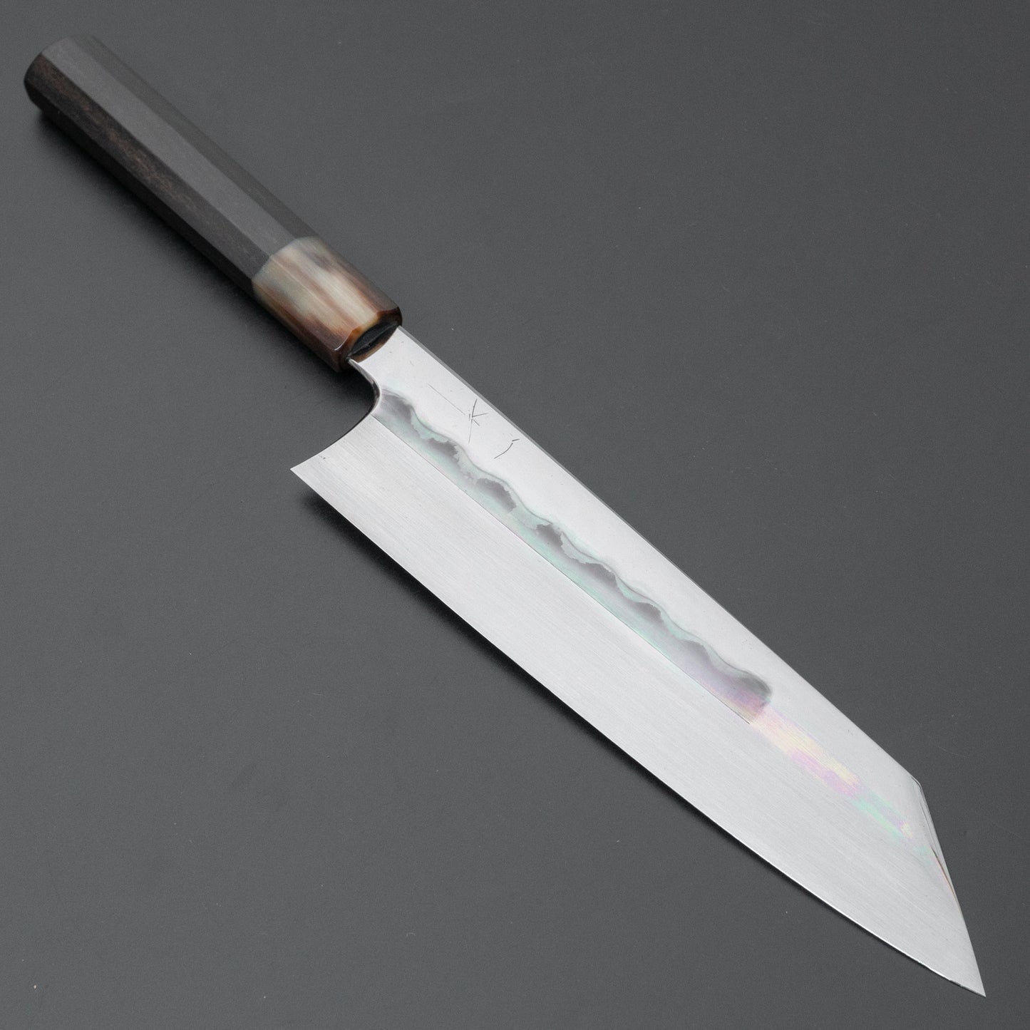 Hitohira Togashi White #1 Mizu Honyaki Kiritsuke Gyuto 240mm Taihei Ebony Handle (#075/ Saya) - HITOHIRA