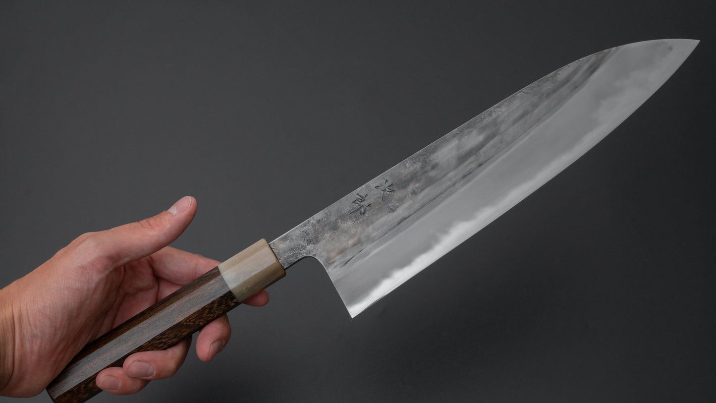 Jiro Tsuchime Wa Gyuto 255mm Taihei Tagayasan Handle (#506) - HITOHIRA