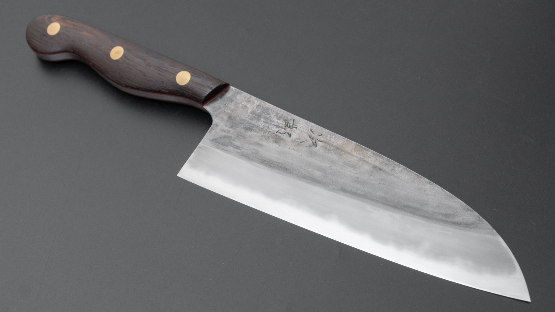 Jiro Tsuchime Yo Santoku 180mm Tagayasan Handle (#507) - HITOHIRA