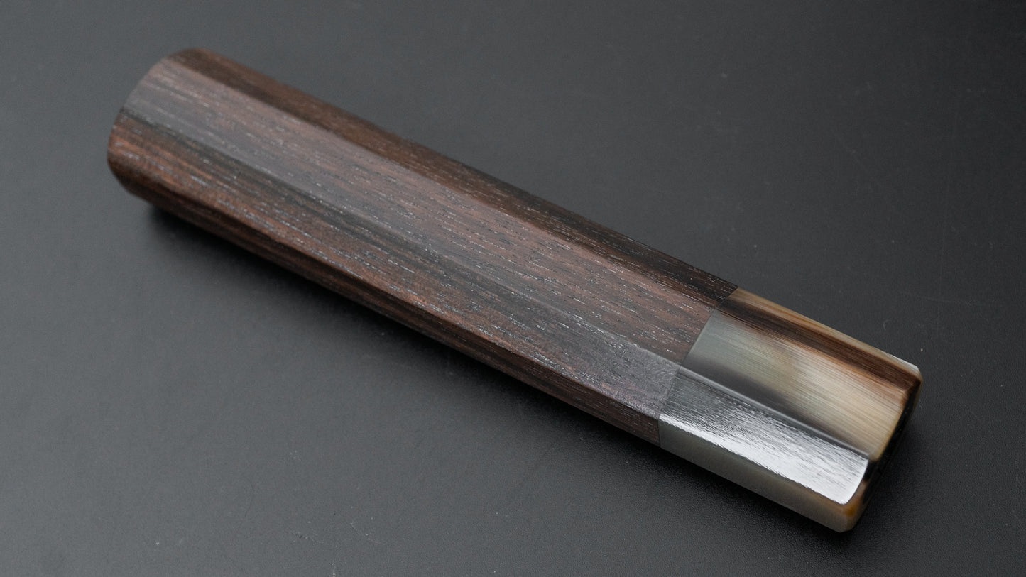 Taihei Makassar Ebony Octagonal Handle (Usuba 195mm) - HITOHIRA