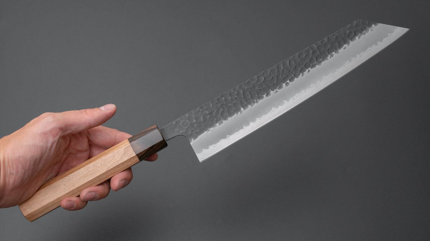 Hitohira Futana SB Kuro Tsuchime Kiritsuke Gyuto 240mm Cherry Wood Handle - HITOHIRA