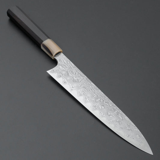 Hitohira Kikuchiyo Yohei VG-10 Damascus Gyuto 240mm Ebony Handle (Limited) - HITOHIRA