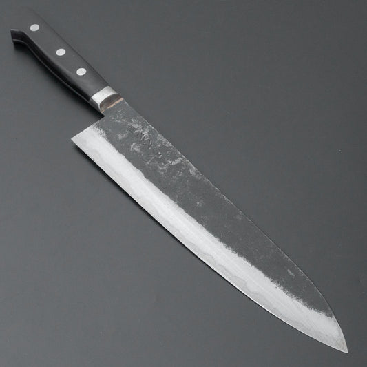 Morihei Hisamoto Kurouchi White #1 Gyuto 270mm Pakka Handle - HITOHIRA