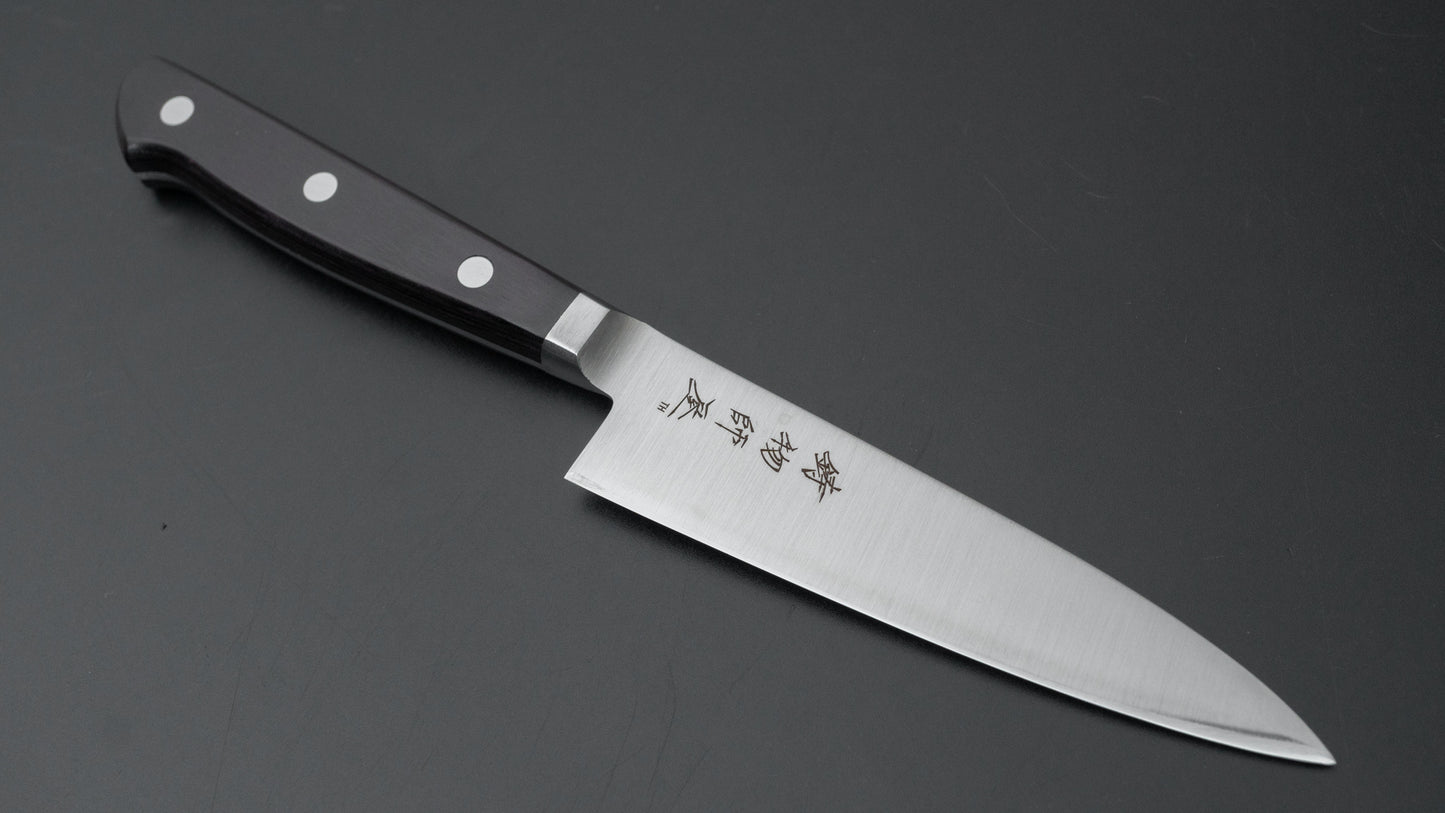 Hitohira Imojiya TH Stainless Petty 120mm Pakka Handle (Yo) - HITOHIRA