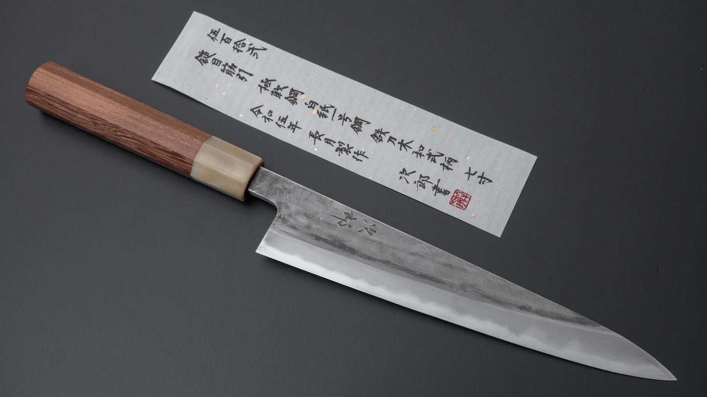 Jiro Tsuchime Wa Sujihiki 210mm Taihei Tagayasan Handle (#512) - HITOHIRA