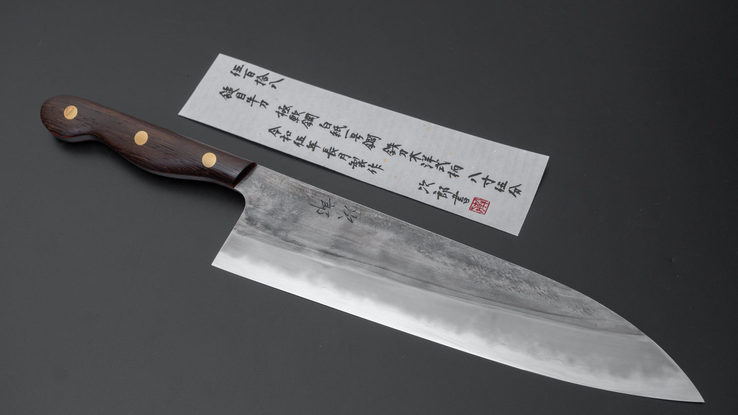 Jiro Tsuchime Yo Gyuto 255mm Tagayasan Handle (#518) - HITOHIRA