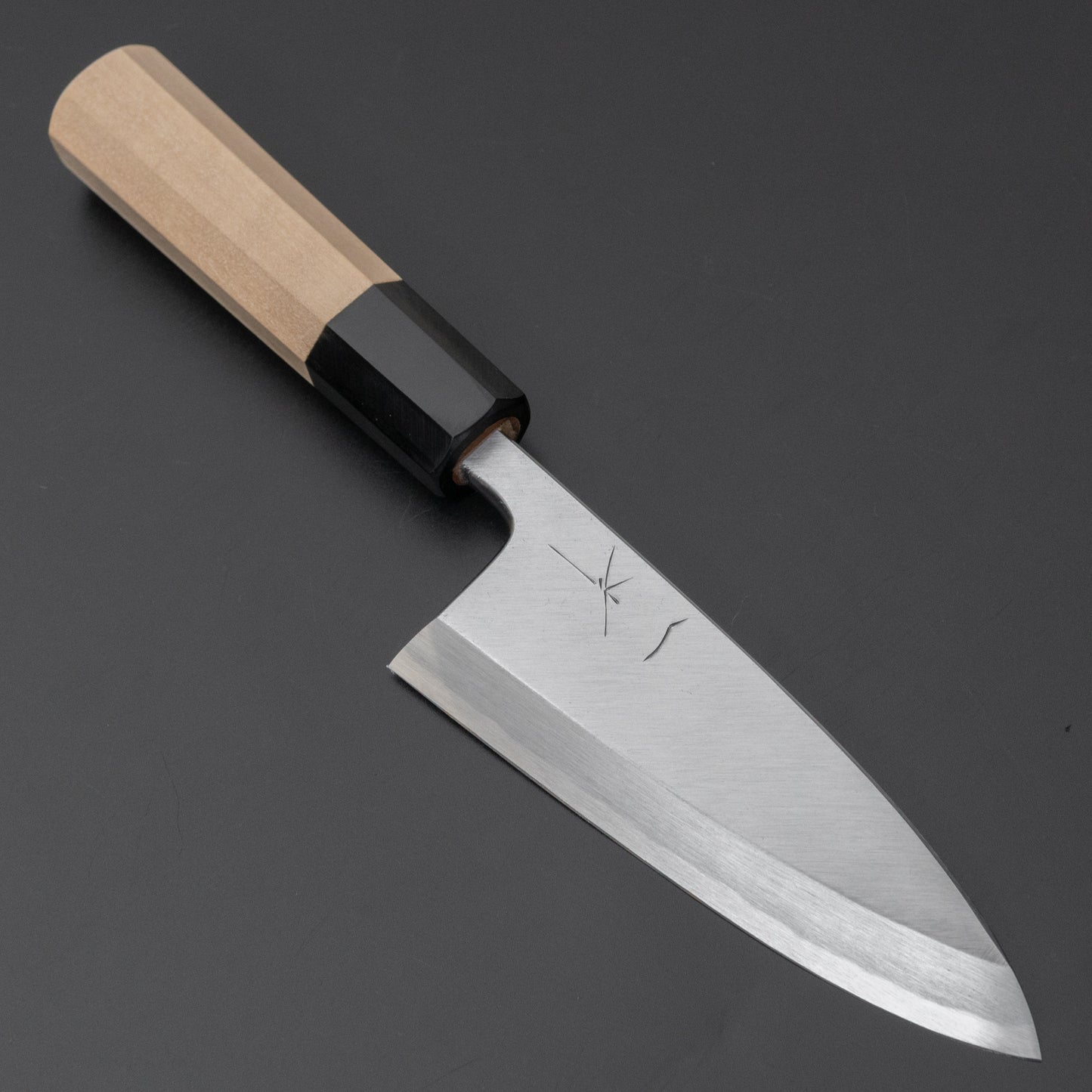 Hitohira Tanaka Manzo White #2 Deba 120mm Ho Wood Handle (Saya) - HITOHIRA