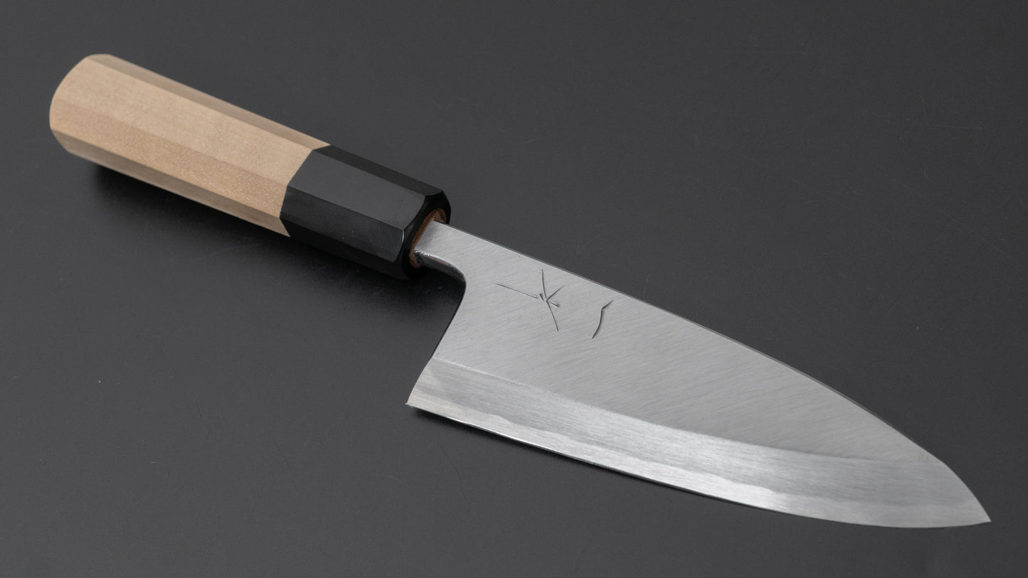 Hitohira Tanaka Manzo White #2 Deba 120mm Ho Wood Handle (Saya) - HITOHIRA