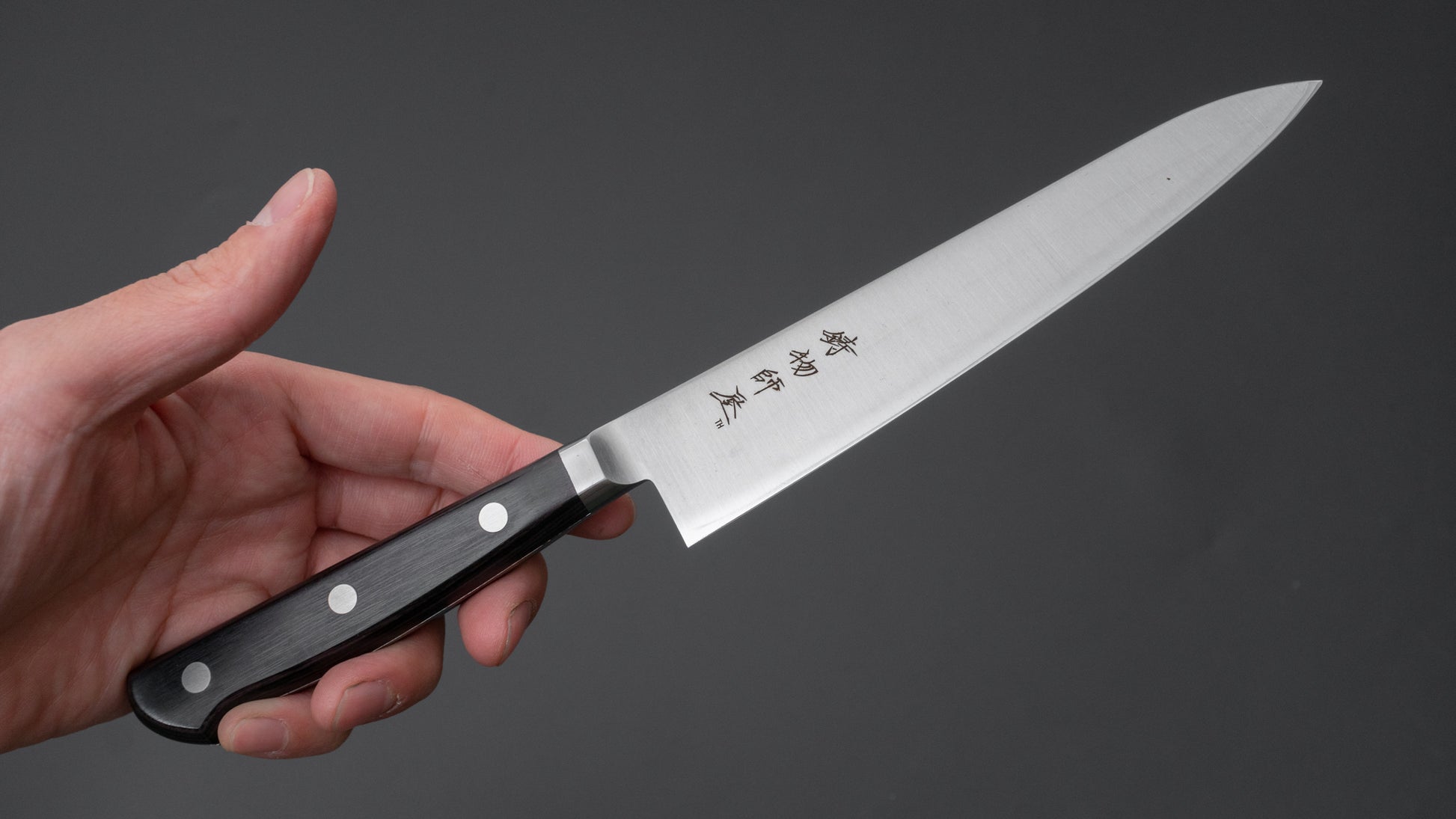 Hitohira Imojiya TH Stainless Petty 150mm Pakka Handle (Yo) - HITOHIRA