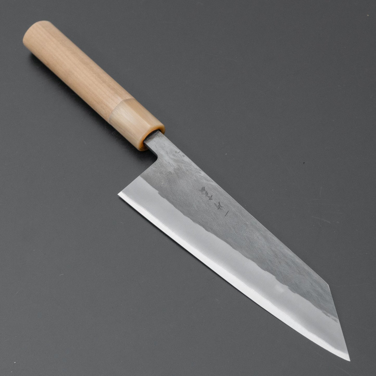 Hitohira TD Blue #2 Stainless Clad Kurouchi Bunka 170mm Ho Wood Handle (D-Shape) - HITOHIRA