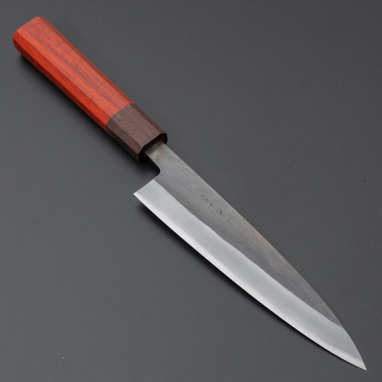 Hitohira TD Blue #2 Stainless Clad Kurouchi Gyuto 165mm Padauk Handle - HITOHIRA