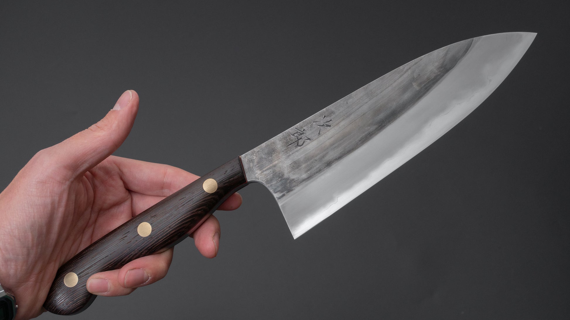 Jiro Tsuchime Yo Santoku 180mm Tagayasan Handle (#535) - HITOHIRA