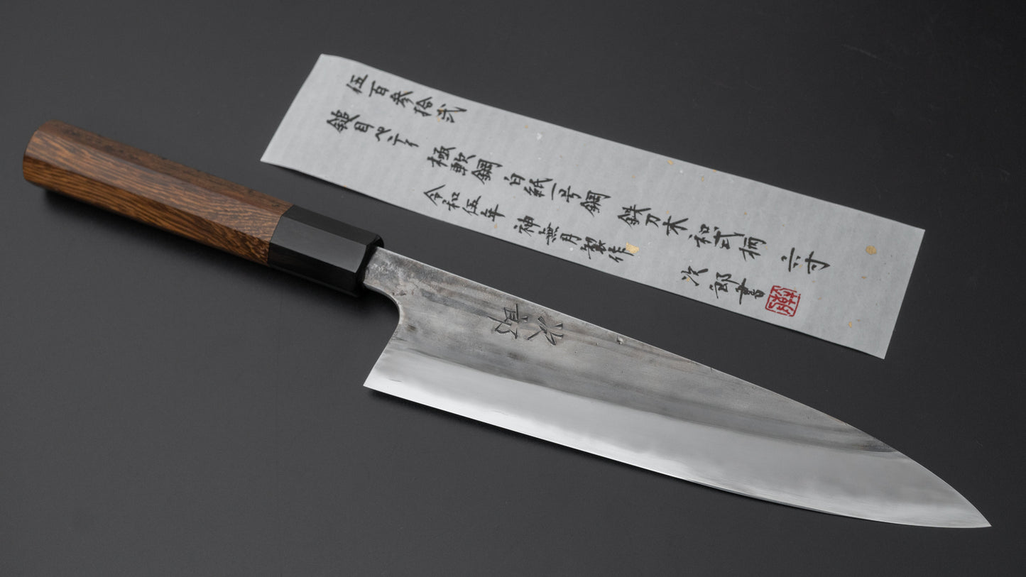 Jiro Tsuchime Wa Petty 180mm Taihei Tagayasan Handle (#532) - HITOHIRA