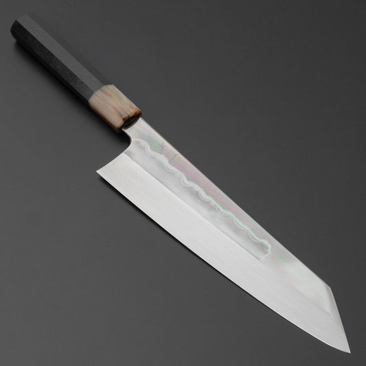 Hitohira Togashi White #1 Mizu Honyaki Kiritsuke Gyuto 240mm Taihei Ebony Handle (#078/ Saya) - HITOHIRA