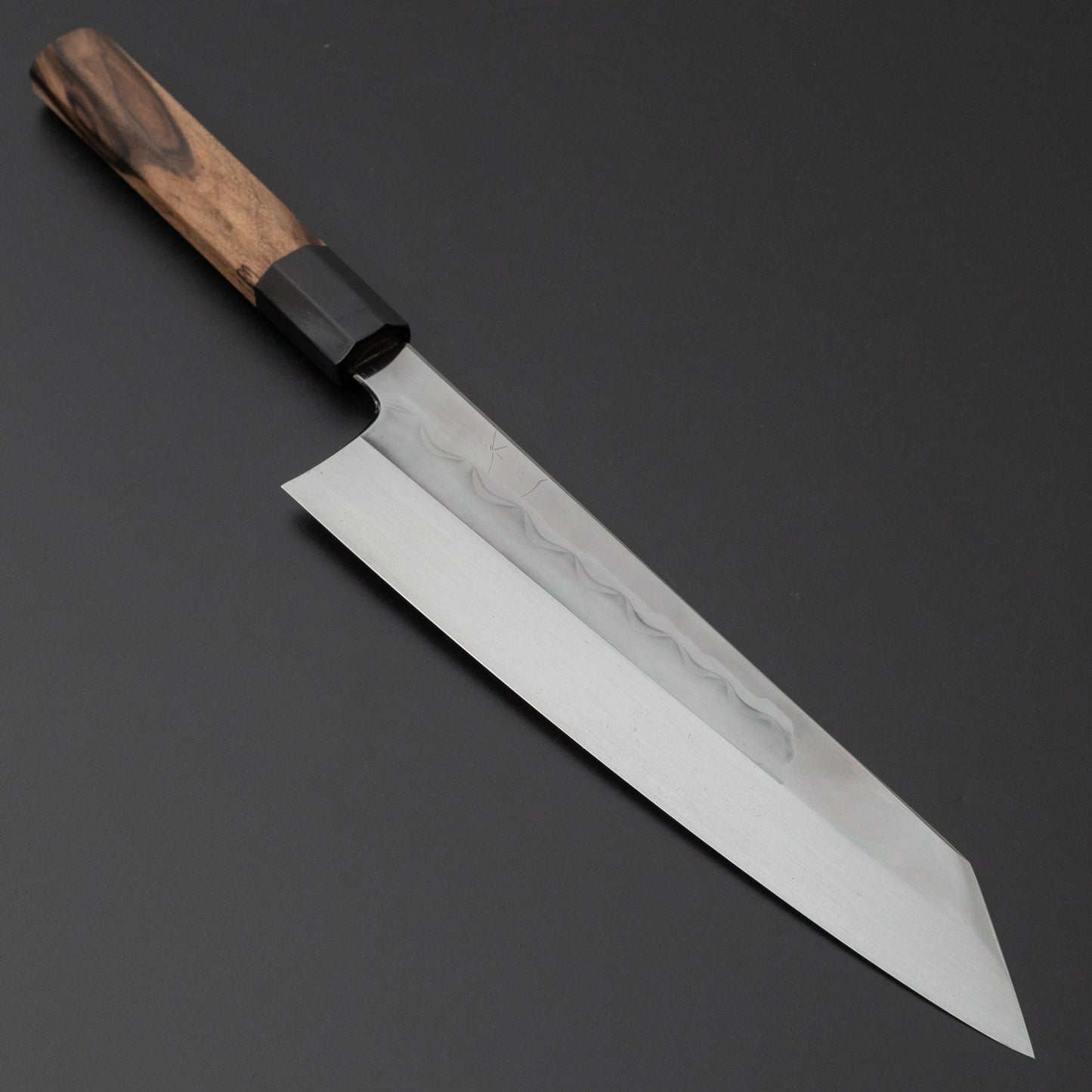 Hitohira Togashi White #1 Mizu Honyaki Kiritsuke Gyuto 240mm Kurokaki Persimmon Handle (#079/ Saya) - HITOHIRA