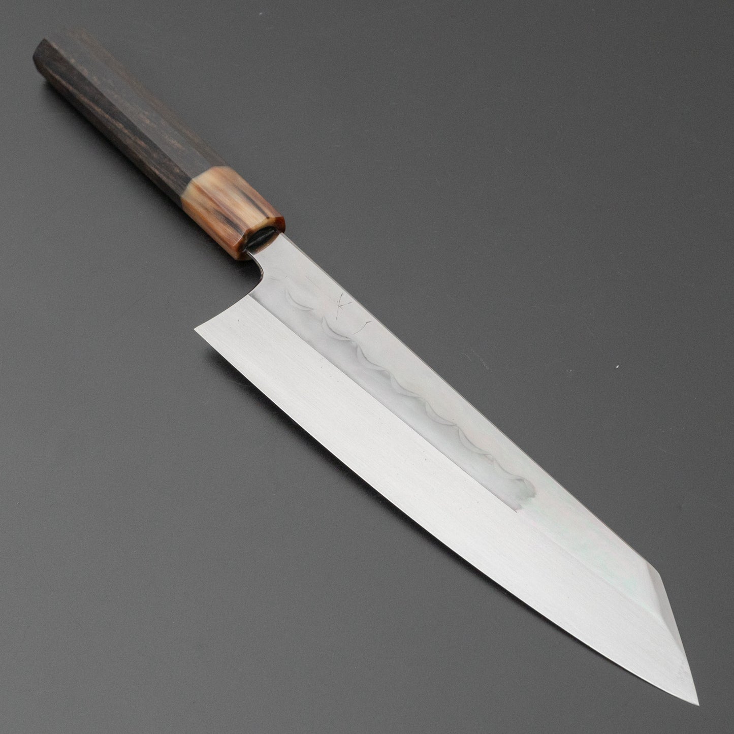 Hitohira Togashi White #1 Mizu Honyaki Kiritsuke Gyuto 240mm Taihei Ebony Handle (#077/ Saya) - HITOHIRA