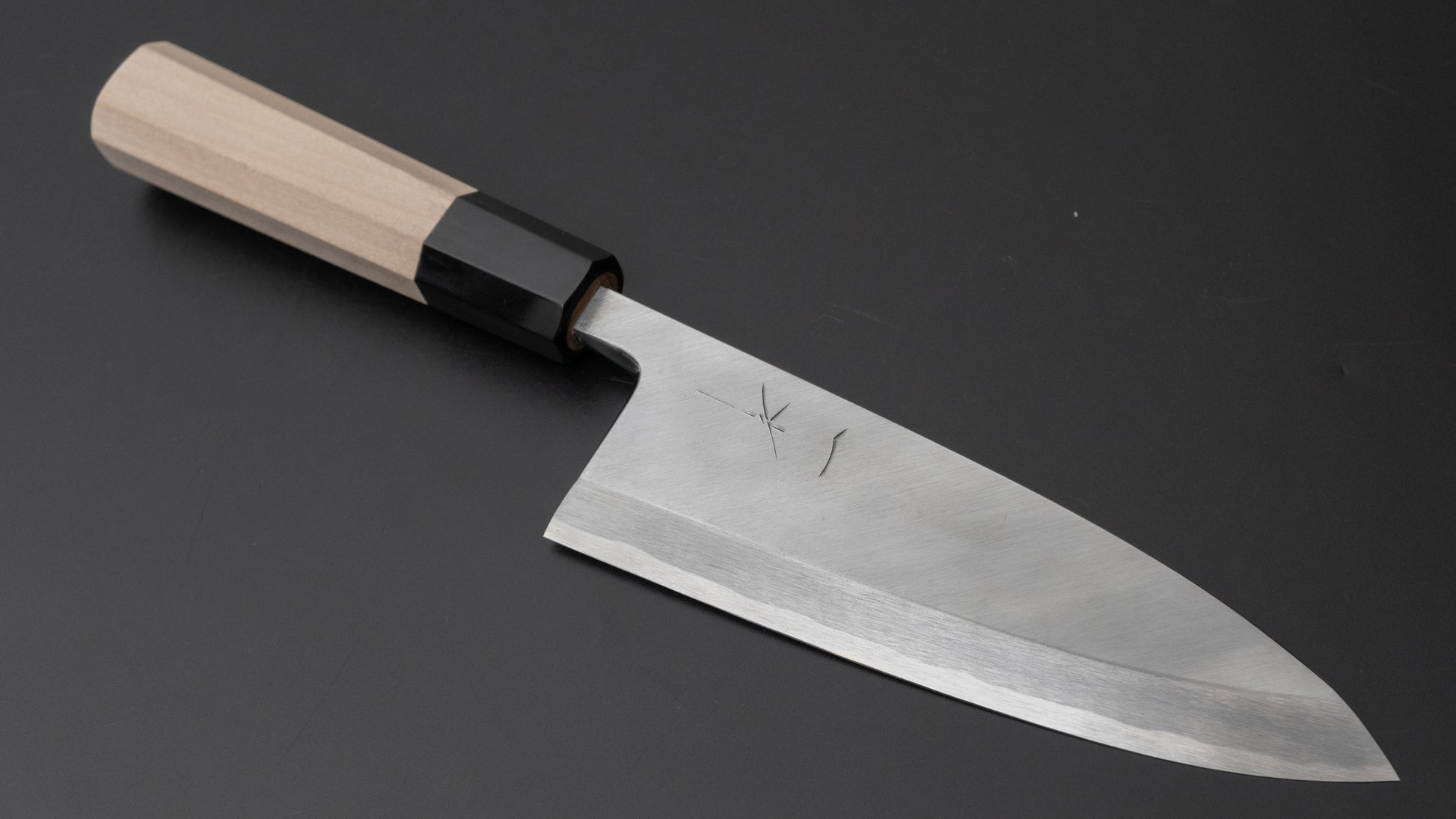 Hitohira Tanaka Manzo White #2 Deba 150mm Ho Wood Handle (Saya) - HITOHIRA