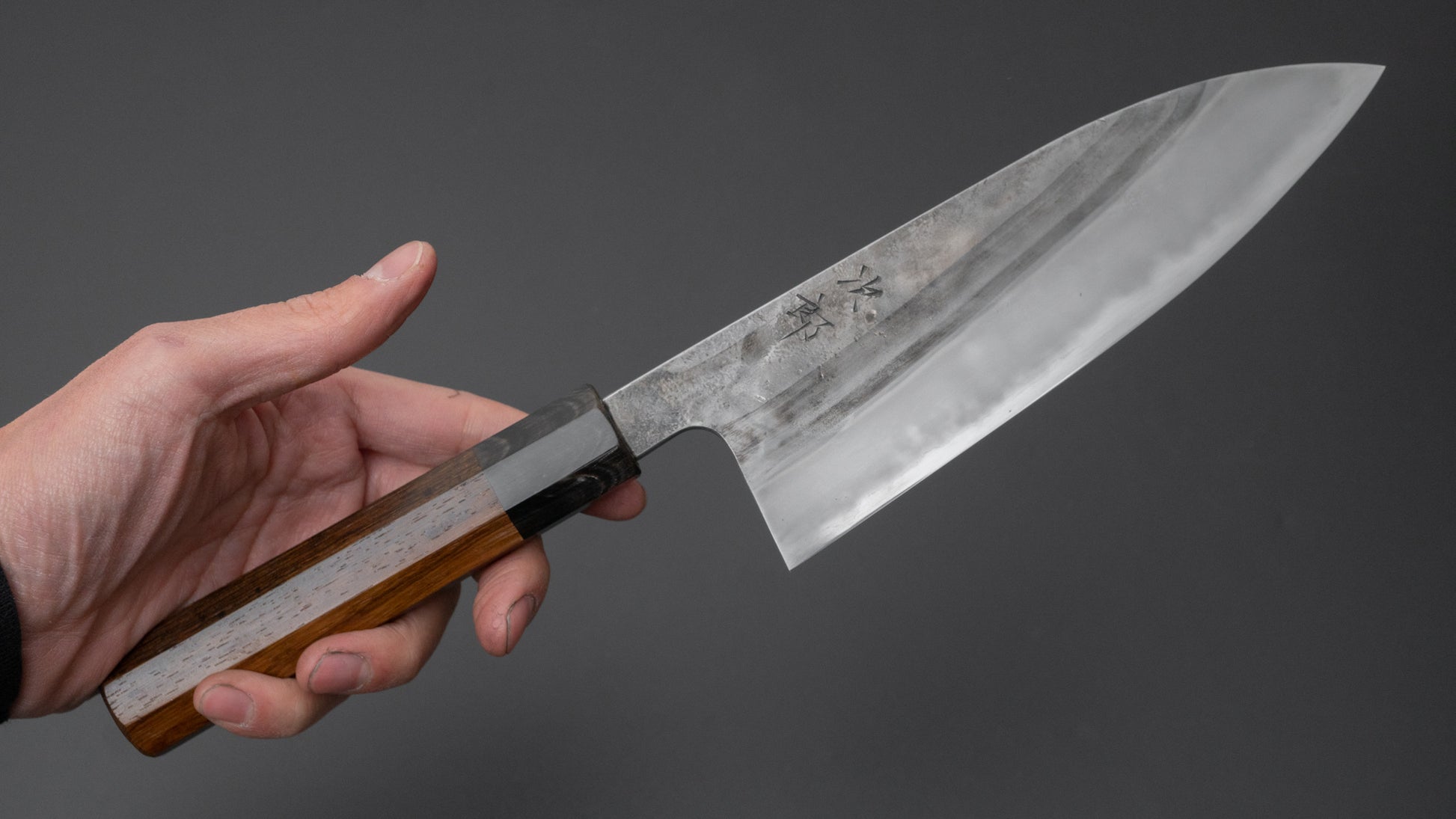 Jiro Tsuchime Wa Santoku 180mm Taihei Tagayasan Handle (#526) - HITOHIRA