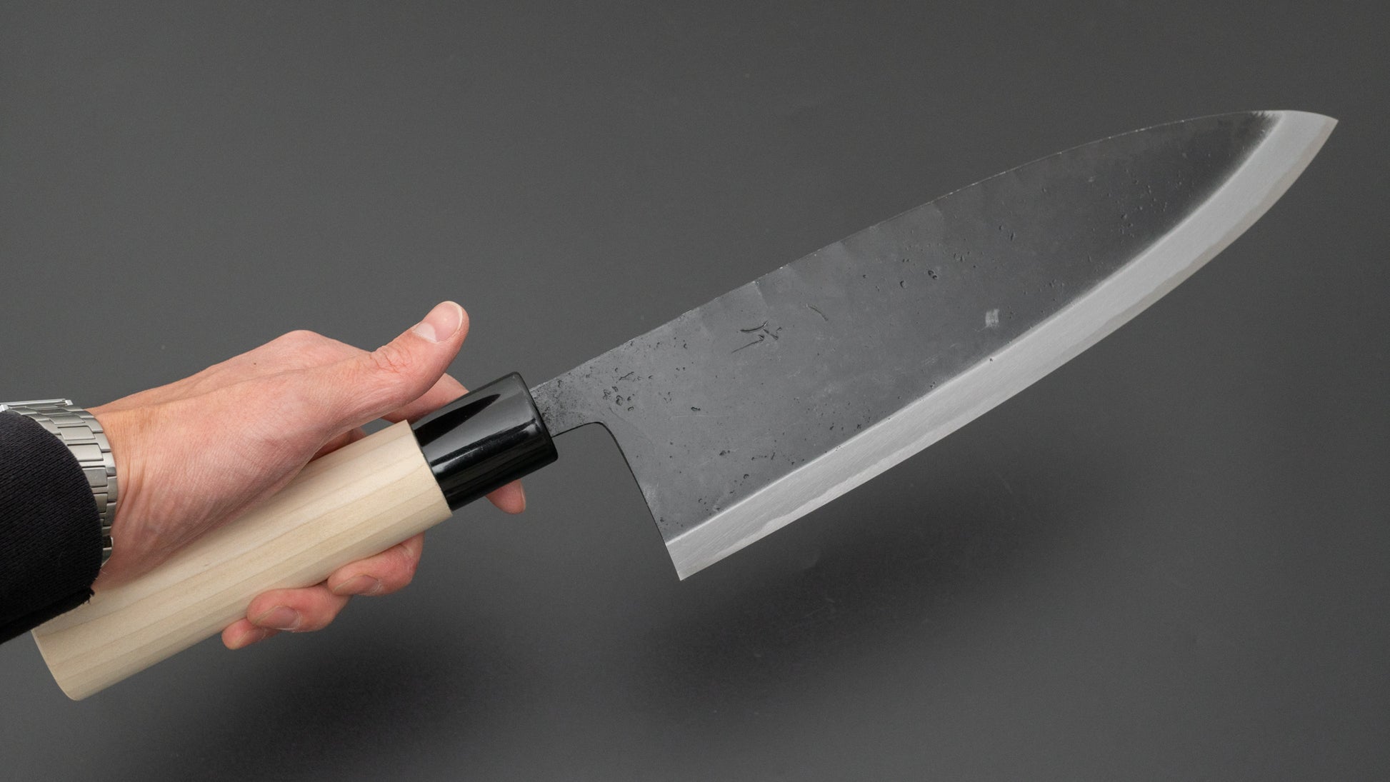 Hitohira White Kurouchi White #2 Shakekiri 270mm Poplar Handle - HITOHIRA