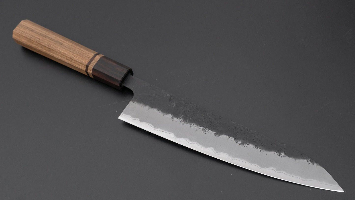 Hitohira Futana SB Kuro Nashiji Gyuto 210mm Jindai Elm Handle - HITOHIRA