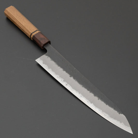 Hitohira Futana SB Kuro Nashiji Gyuto 240mm Jindai Elm Handle - HITOHIRA