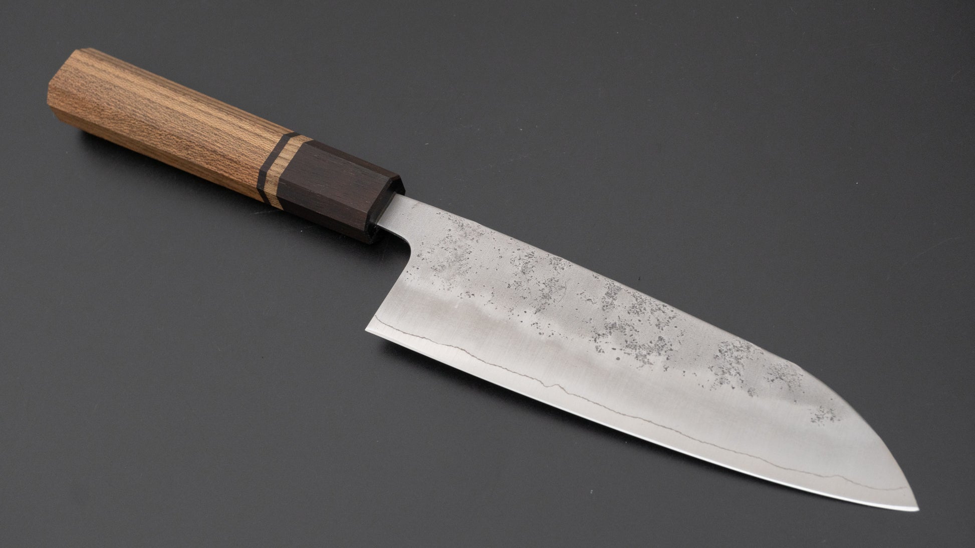 Hitohira Futana S3 Nashiji Santoku 170mm Jindai Elm Handle - HITOHIRA