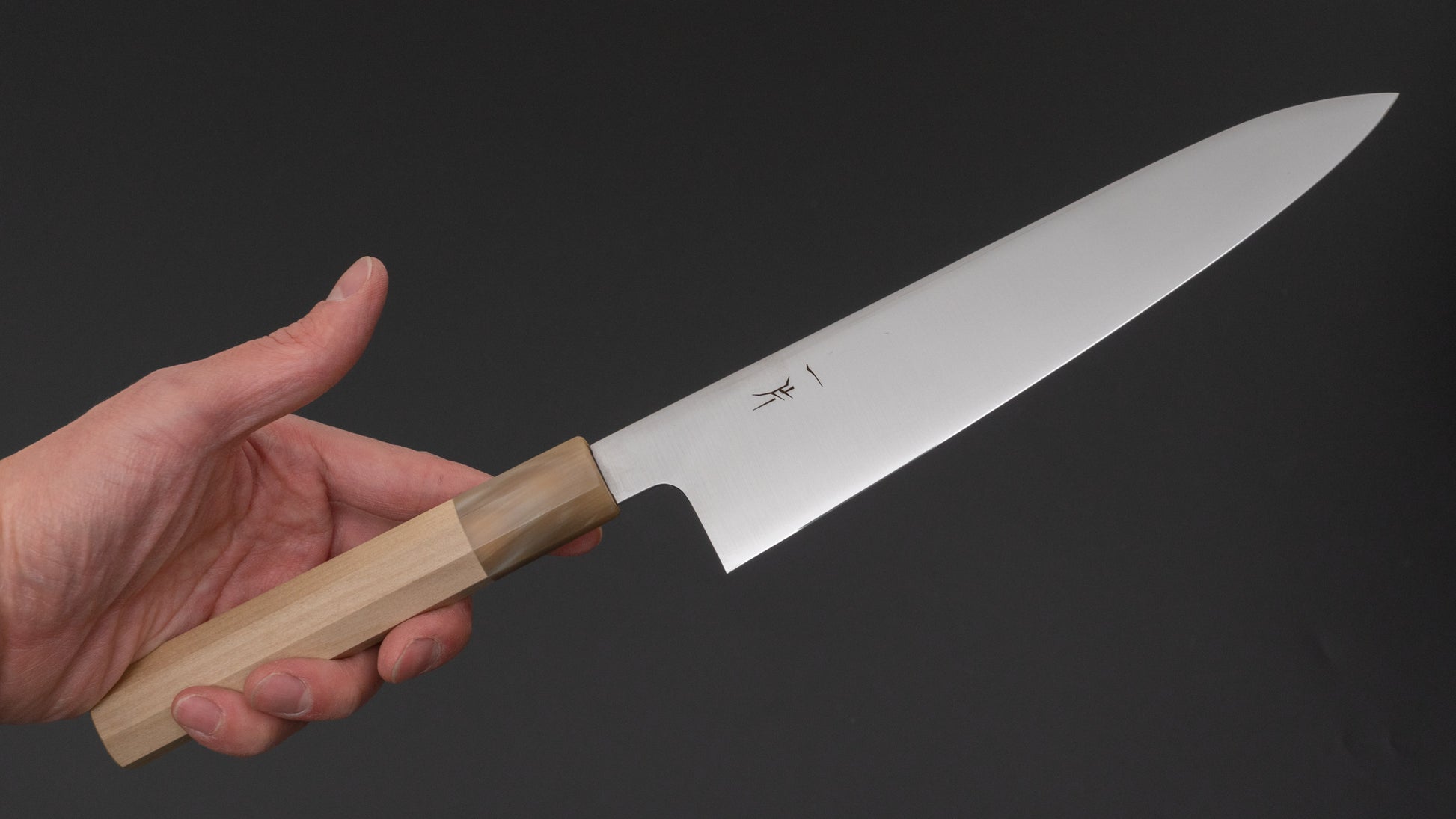 Hitohira FJ VG-10 Gyuto 210mm Taihei Ho Wood Handle (Wa) - HITOHIRA