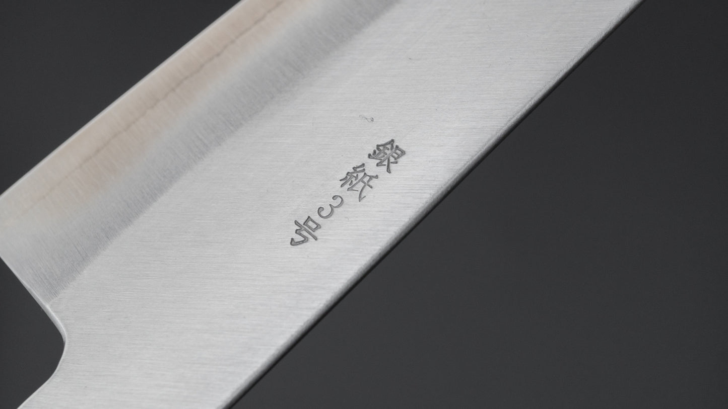 Hitohira Harima Silver #3 Migaki Bunka Walnut Handle - HITOHIRA