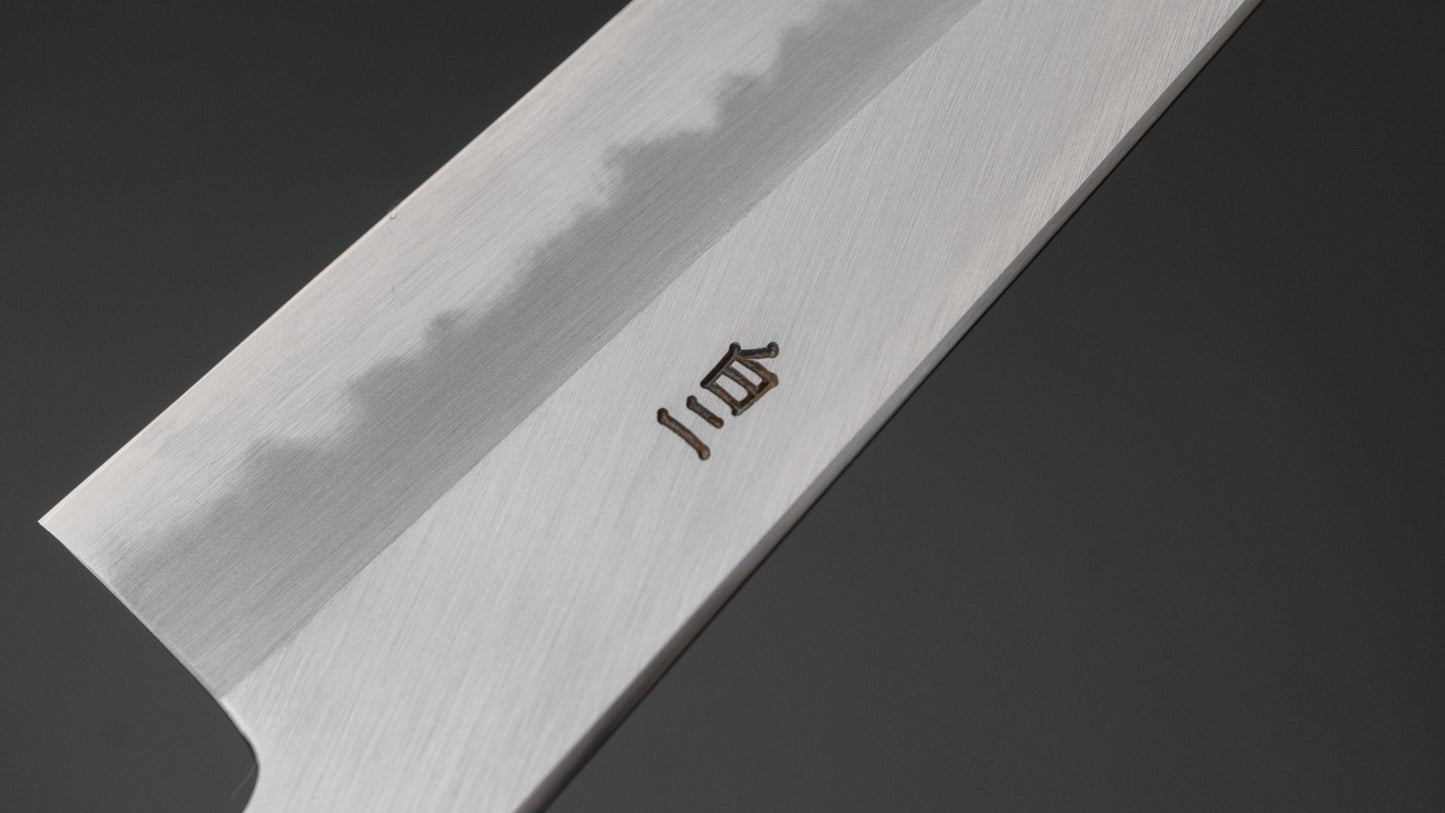 Hitohira Tanaka Ren White #2 Gyuto 210mm Ho Wood Handle - HITOHIRA