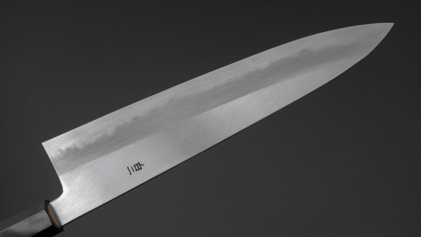 Hitohira Tanaka Ren White #2 Gyuto 240mm Ho Wood Handle - HITOHIRA