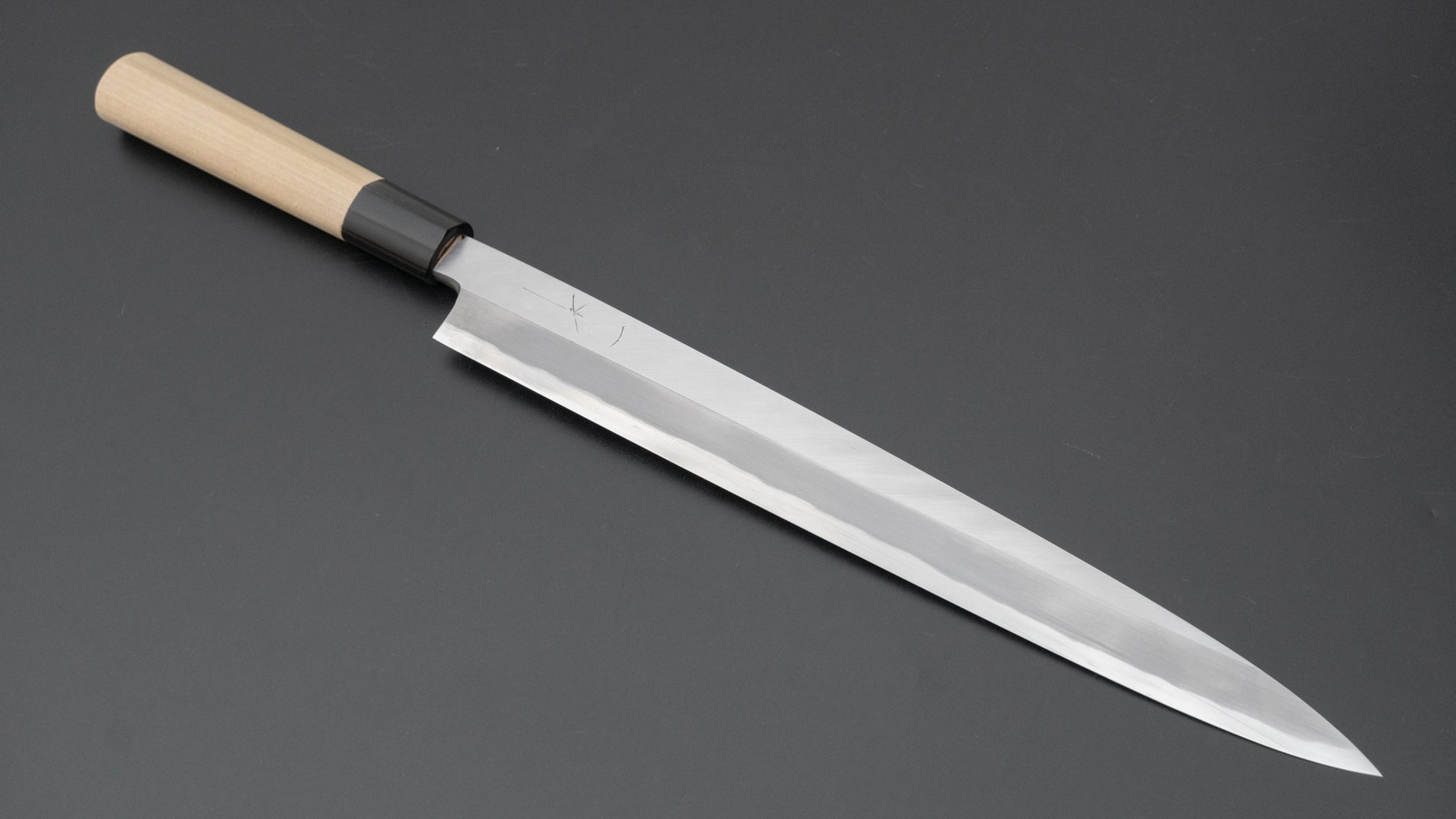 Hitohira Togashi White #2 Yanagiba 300mm Ho Wood Handle (D-Shape/ Saya) - HITOHIRA