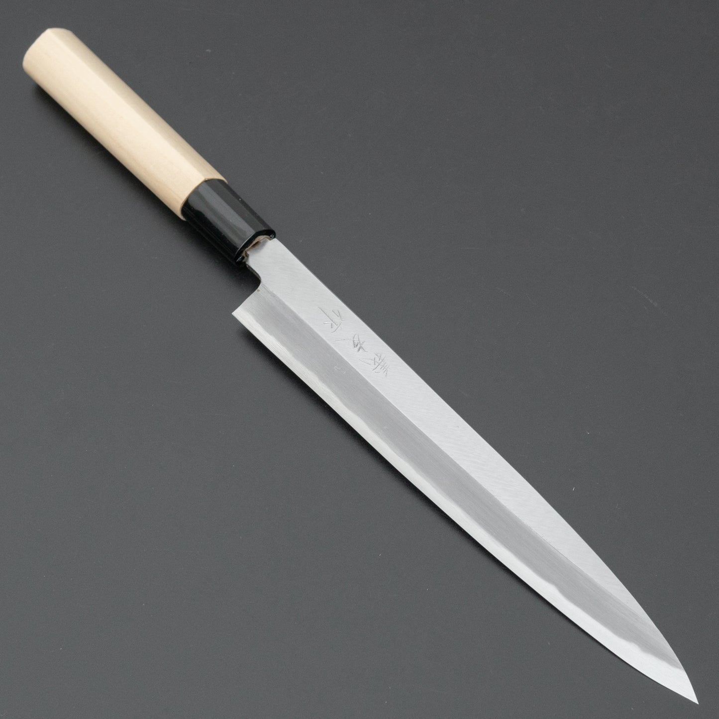 Morihei Yoshitomo Yanagiba 210mm Poplar Handle - HITOHIRA