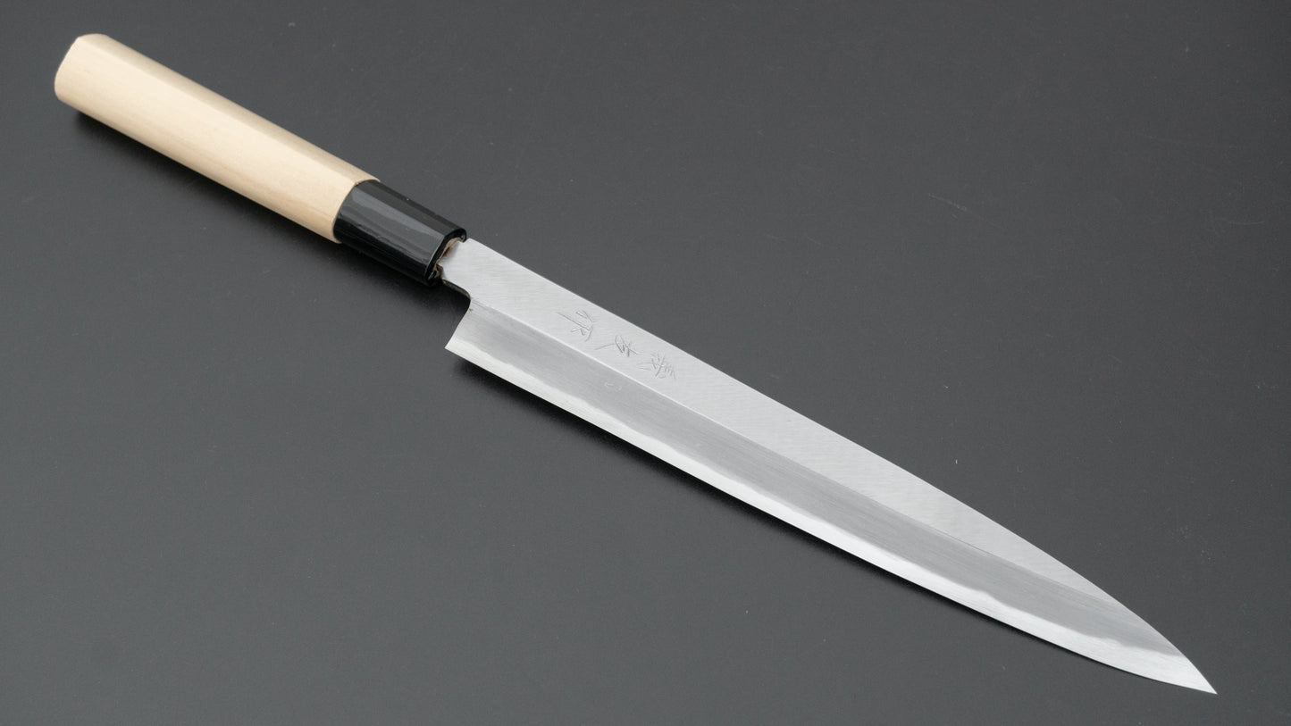 Morihei Yoshitomo Yanagiba 210mm Poplar Handle - HITOHIRA