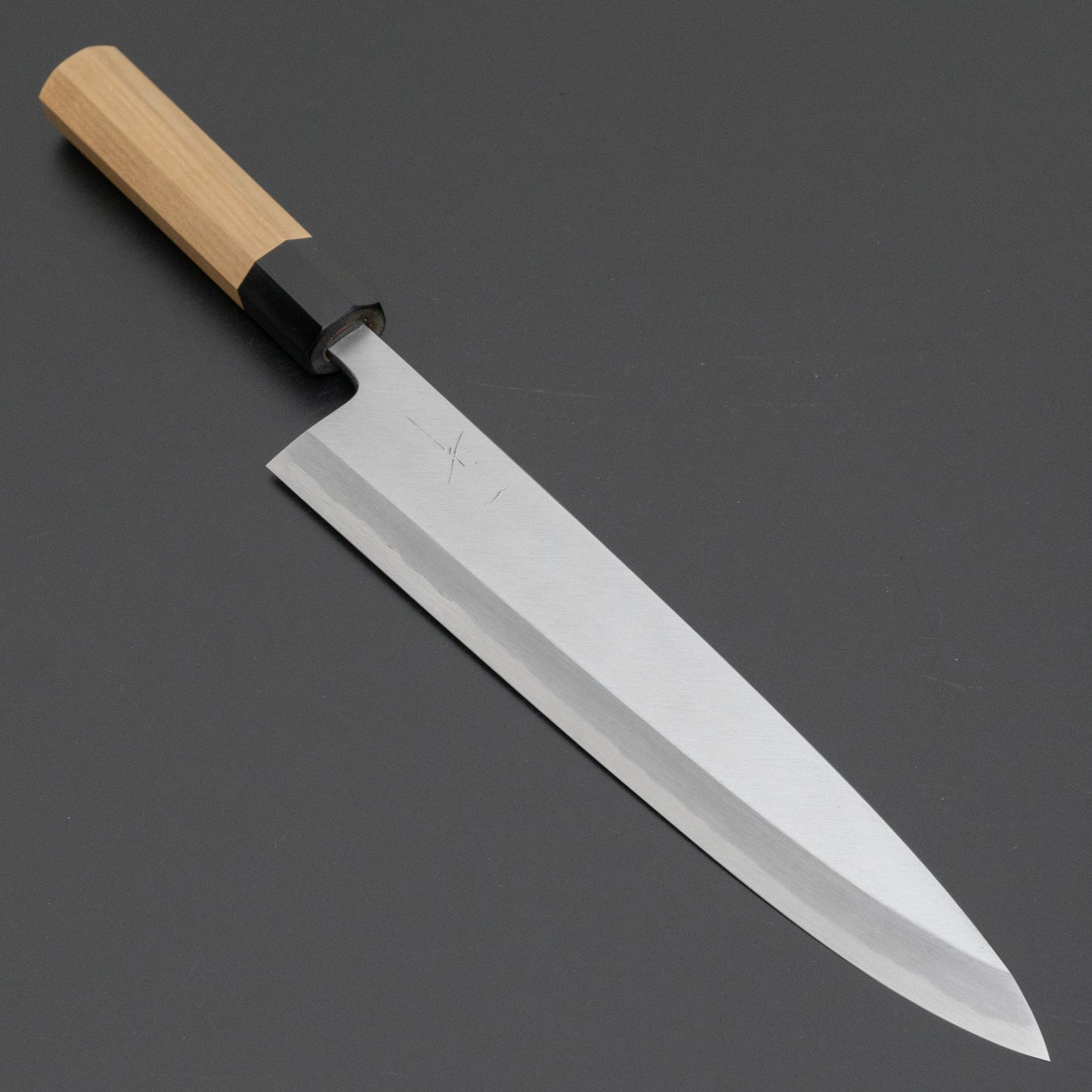 Hitohira Tanaka Manzo White #2 Mioroshi Deba 270mm Ho Wood Handle (Saya) - HITOHIRA