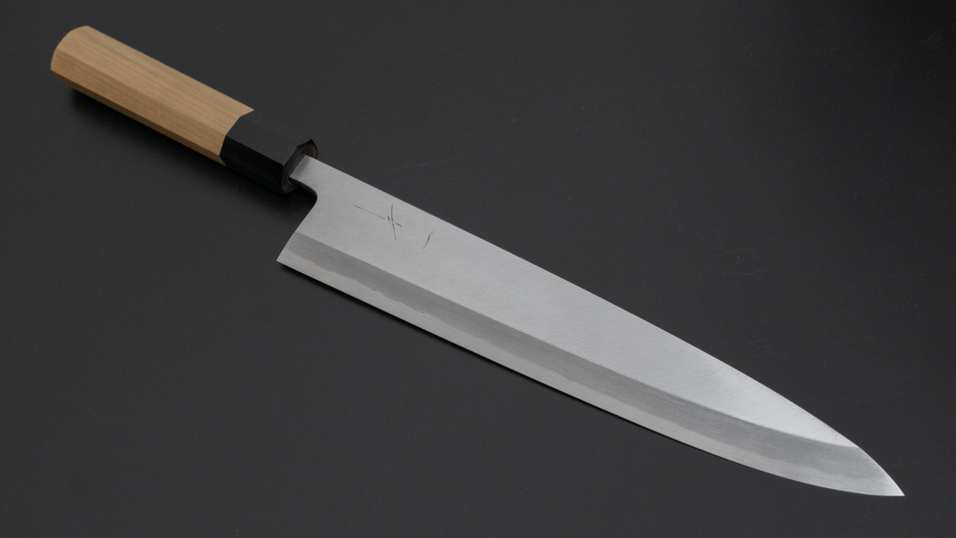 Hitohira Tanaka Manzo White #2 Mioroshi Deba 270mm Ho Wood Handle (Saya) - HITOHIRA