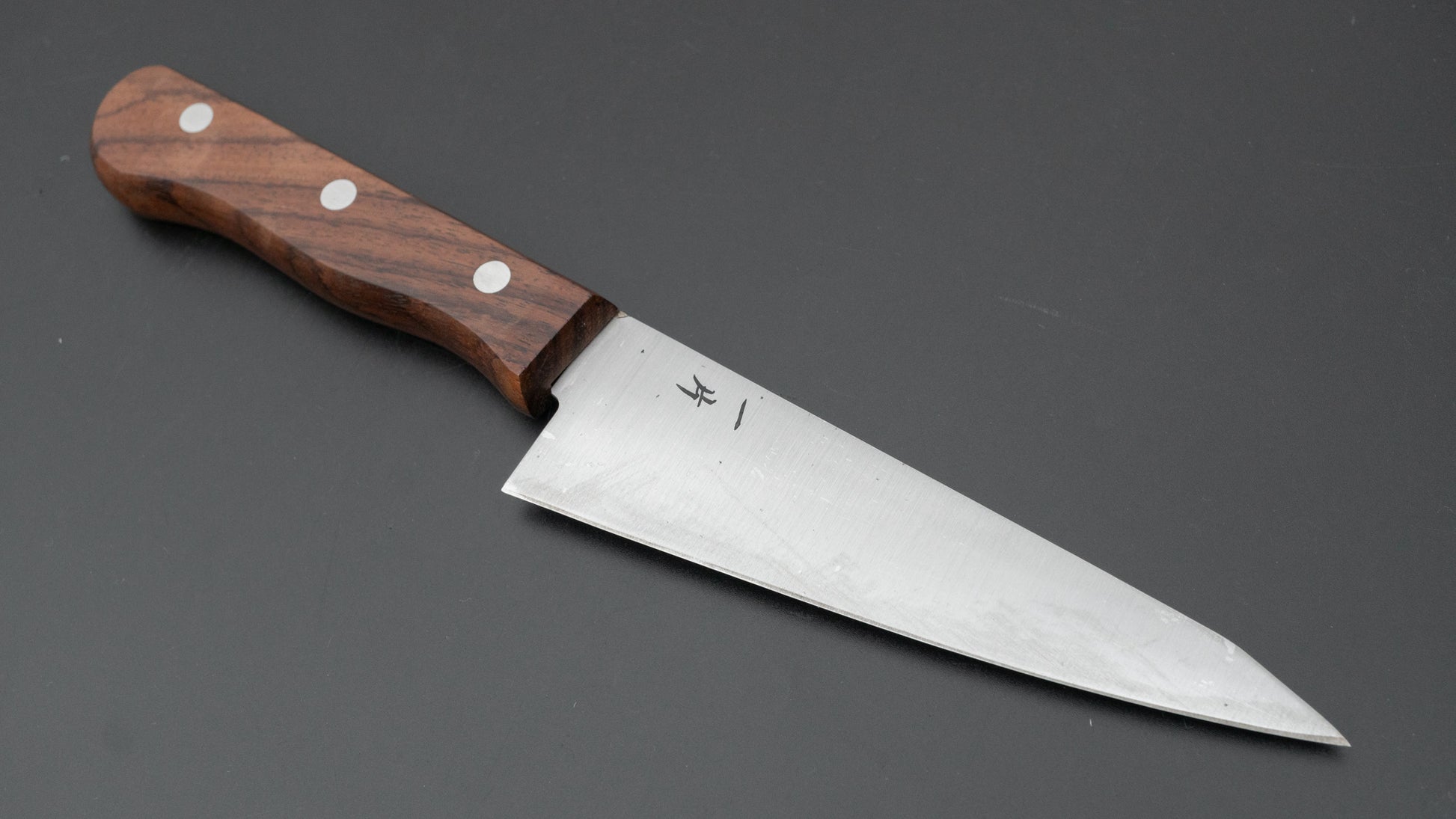 Hitohira Vintage SK Honesuki Kaku Rosewood Handle (No Bolster/ Bigger Handle) - HITOHIRA