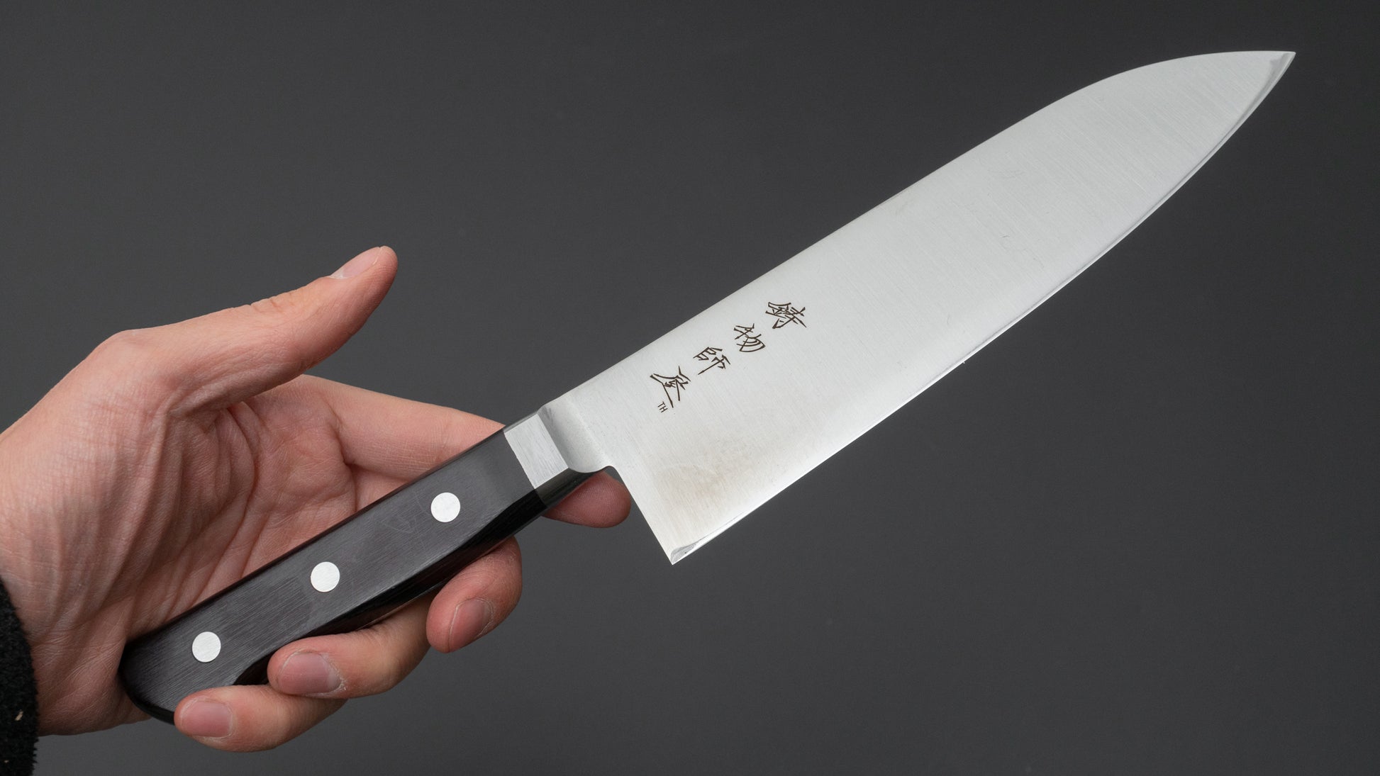 Hitohira Imojiya TH Stainless Santoku Pakka Handle (Yo) - HITOHIRA