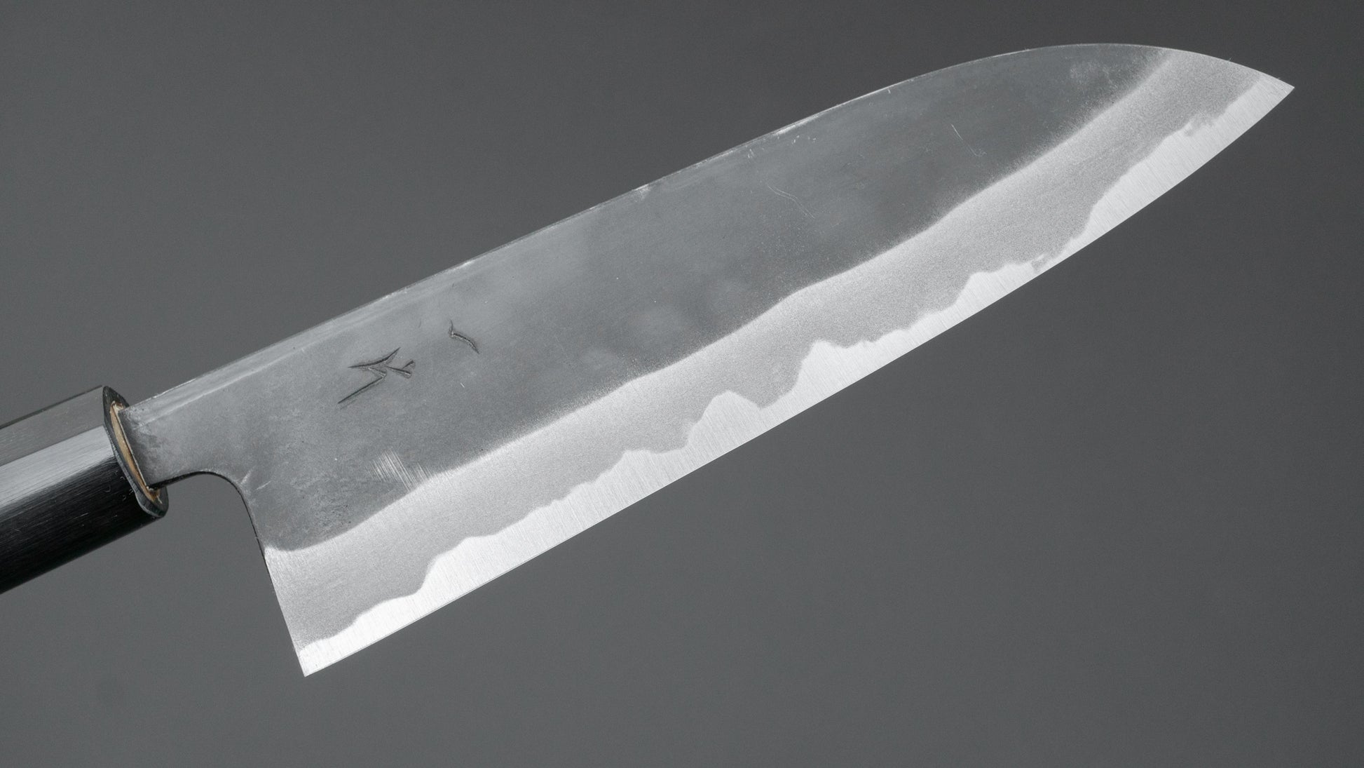 Hitohira MS Kurouchi White #2 Santoku 165mm Ho Wood Handle - HITOHIRA