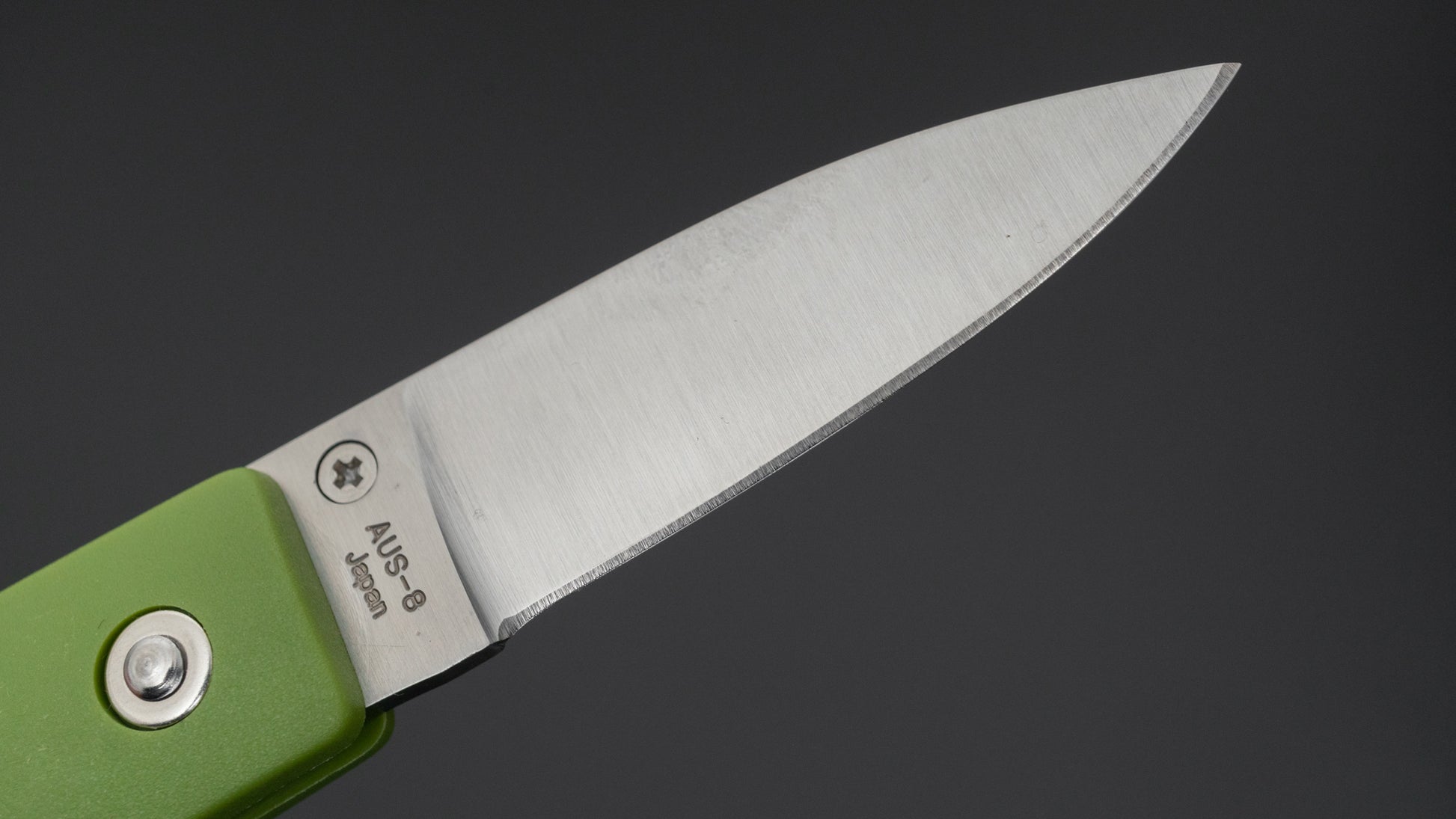 MOKI Coupe Folding Knife Grilon Handle (Olive Green) - HITOHIRA