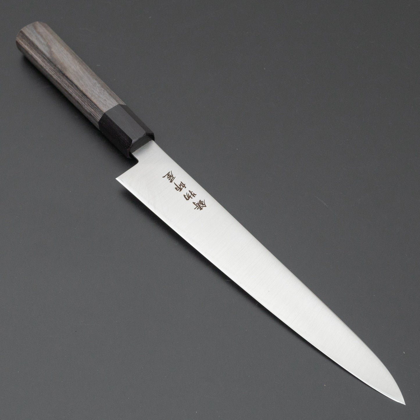 Hitohira Imojiya TH Stainless Sujihiki 240mm Pakka Handle (Wa) - HITOHIRA