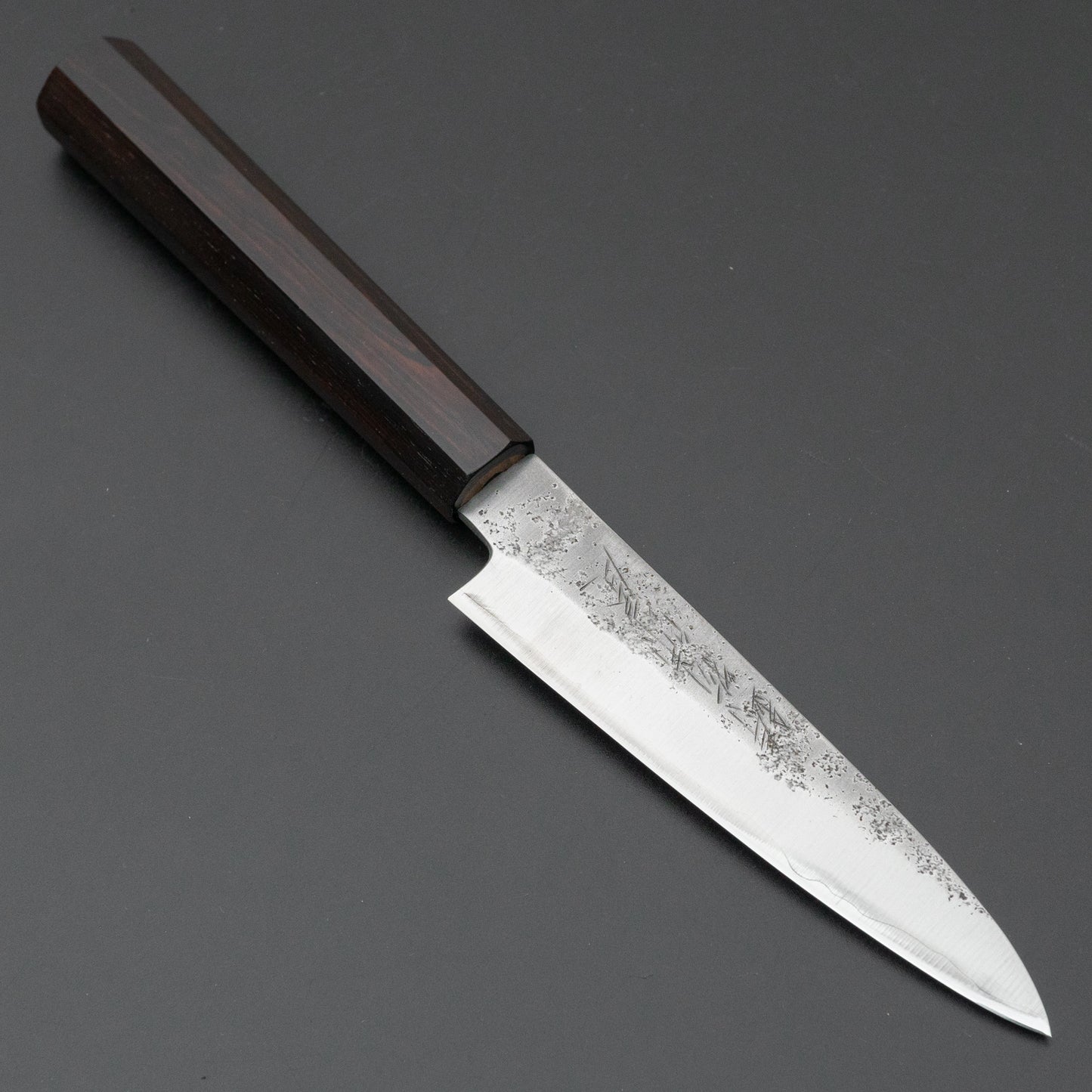 Hitohira Imojiya TH Silver #3 Nashiji Petty 120mm Ebony Handle - HITOHIRA