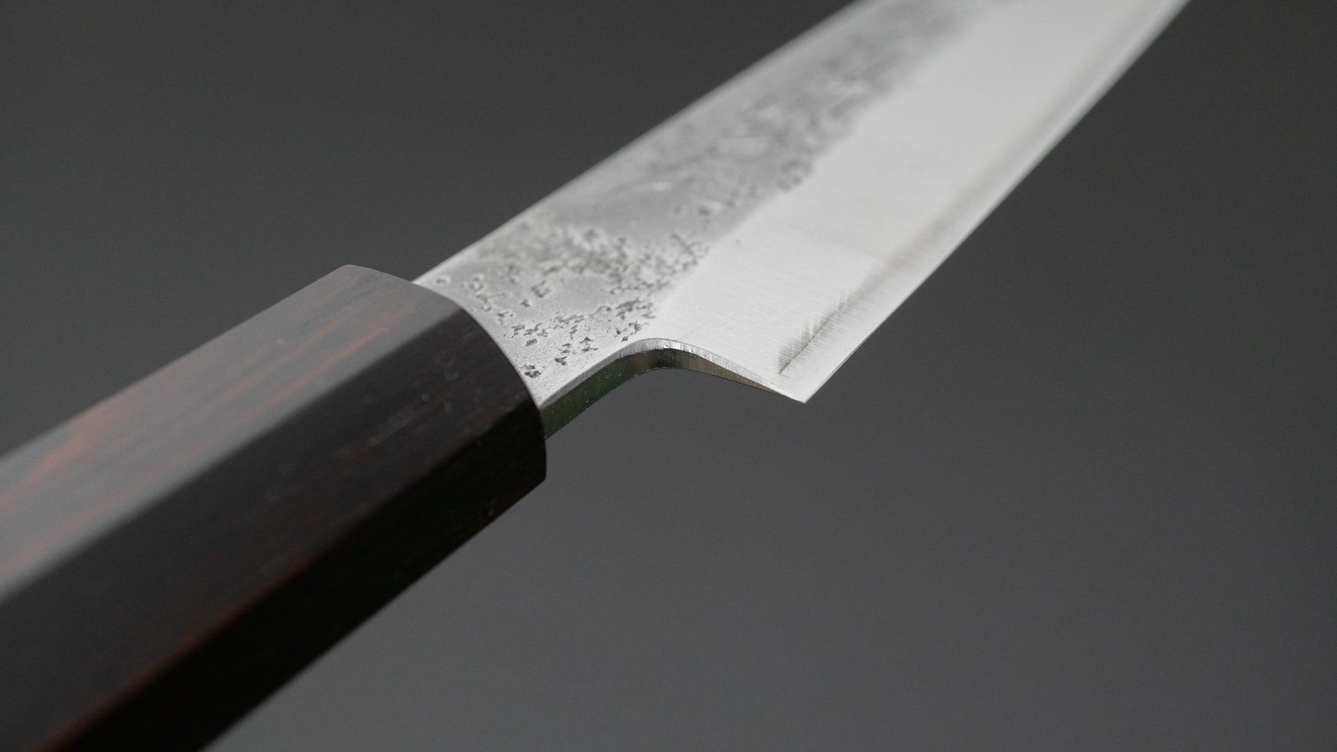 Hitohira Imojiya TH Silver #3 Nashiji Petty 120mm Ebony Handle - HITOHIRA