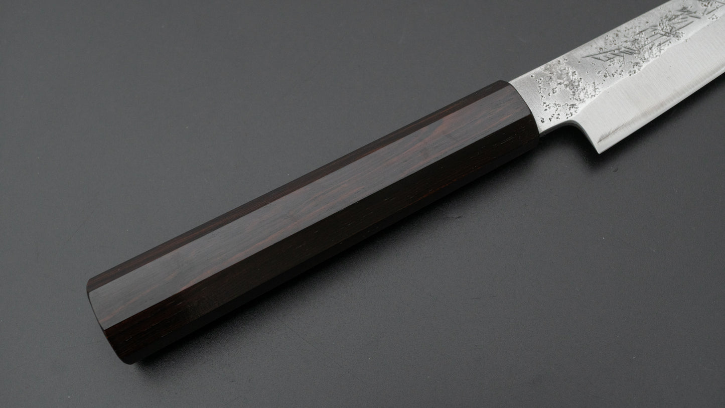 Hitohira Imojiya TH Silver #3 Nashiji Petty 120mm Ebony Handle - HITOHIRA