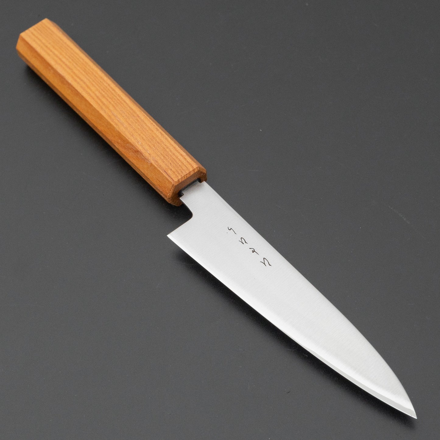 Hitohira KH Stainless Petty 120mm Keyaki Zelkova Handle (Mono) - HITOHIRA