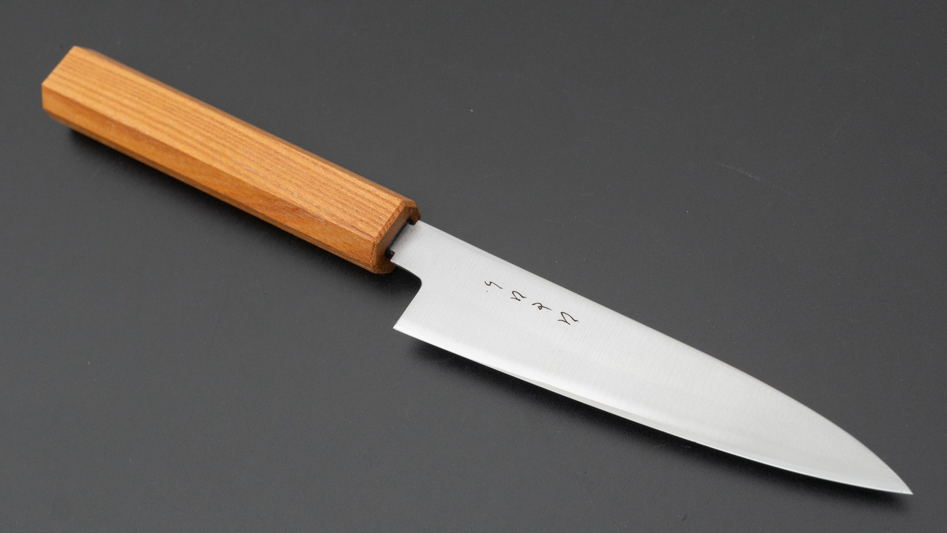 Hitohira KH Stainless Petty 120mm Keyaki Zelkova Handle (Mono) - HITOHIRA