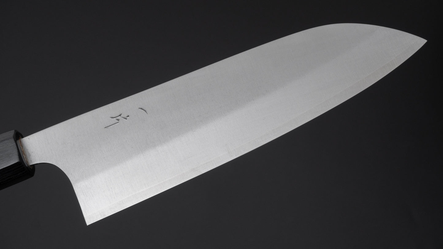 Hitohira Echizen SG2 Santoku 180mm Keyaki Zelkova Handle - HITOHIRA